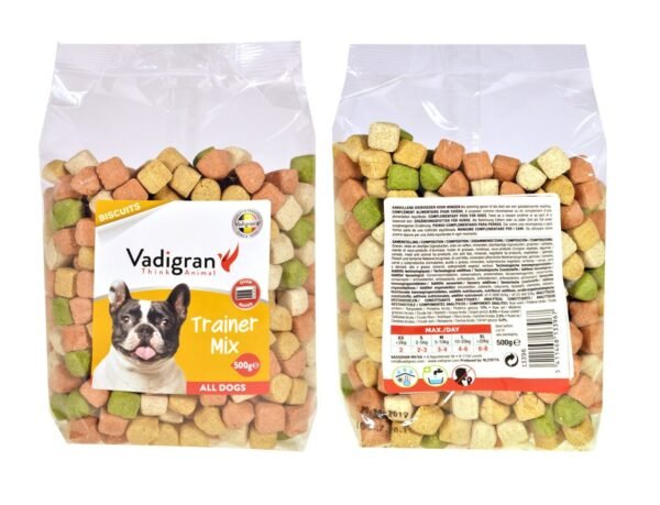 Vadigran Snack dog Biscuits Trainer Mix 500g - Image 4