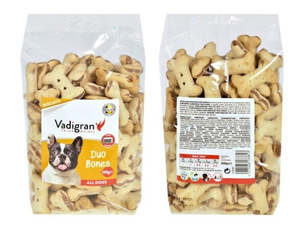 Vadigran Snack dog Biscuits Duo Bones 500g - Image 2