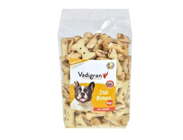 Vadigran Snack dog Biscuits Duo Bones 500g