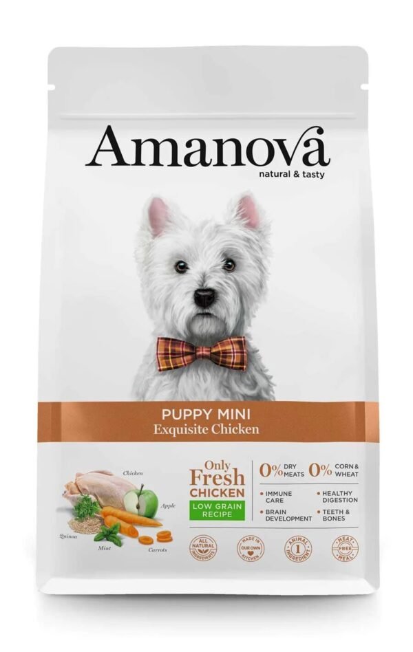 Amanova Dry Puppy Mini Exquisite Chicken - 2kg