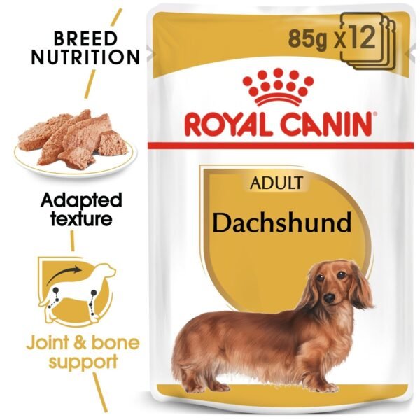 Royal Canin Breed Health Nutrition Dachshund Adult 85G (Wet Food )